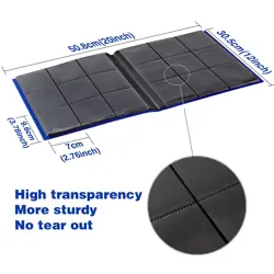 Card Binder, 9 Pockets Trading Card Album Folder, 360 Side Loading Pocket Bin... - Image 4