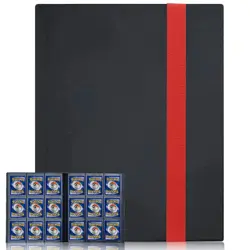 540 Pockets Card Binder Holder, 9-Pocket Trading Card Binder 30 Sheets Fits f... - Image 1