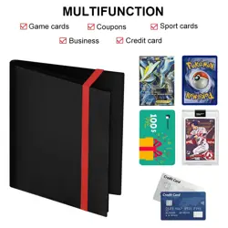 540 Pockets Card Binder Holder, 9-Pocket Trading Card Binder 30 Sheets Fits f... - Image 2