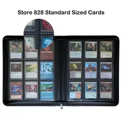 Premium 9-Pocket Card Binder - Fits 828 Trading Cards, Side Loading Ringless ... - Image 2