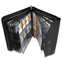 Trading Card Binder Album - 12 Pocket TCG Binder for 624 Cards - Side Loading... - Image 1