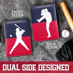 Baseball Card Binder - 900 Pockets for Card Storage With 20 Clear Top Loader ... - Image 3