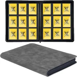 Trading Card Binder, Side Loading 9 Pocket Cards Holder Album up to 540 Cards... - Image 1