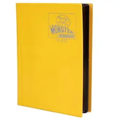 Monster Binder - 4 Pocket Trading Card Album - Matte Yellow (Anti-theft Pocke... - Image 1