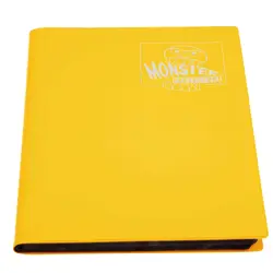 Monster Binder - 4 Pocket Trading Card Album - Matte Yellow (Anti-theft Pocke... - Image 2