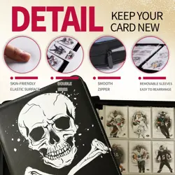 1080 Pockets Card Binder 9 Pocket, Trading Card Binder with 60 Page Removable... - Image 3