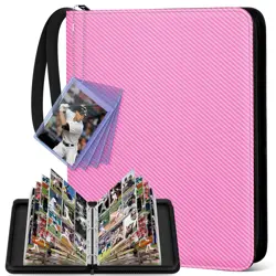 Trading Card Binder, 9 Pocket Card Binder with Card Display Design, 720 Doubl... - Image 1