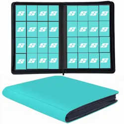 1000+ Pockets Trading Card Binder, 16 Pocket Ringless Side Loading Card Holde... - Image 1