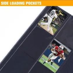 1000+ Pockets Trading Card Binder, 16 Pocket Ringless Side Loading Card Holde... - Image 5
