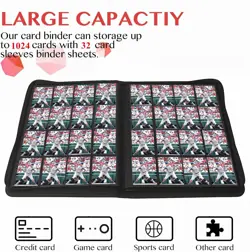 1000+ Pockets Trading Card Binder, 16 Pocket Ringless Side Loading Card Holde... - Image 2