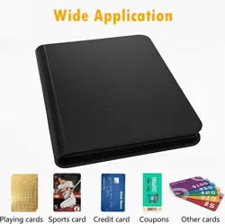 1000+ Pockets Trading Card Binder, 16 Pocket Ringless Side Loading Card Holde... - Image 3