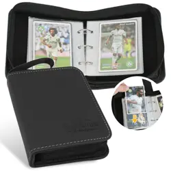 Trading Card Binder, Card Collection Binder Album Folder with 80 Side Loading... - Image 1