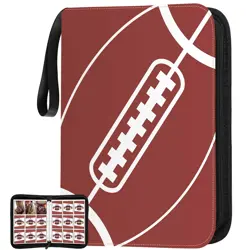 720 Pockets Football Card Binder with Sleeves fit for Baseball Cards, Trading... - Image 1