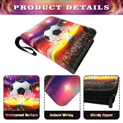900 Cards Soccer Card Binder, 9-Pocket Card Collections Trading Card Binder 5... - Image 4