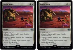 MTG Edge of Eternities Battle Menu x 2 Foil (Uncommon) - Image 2