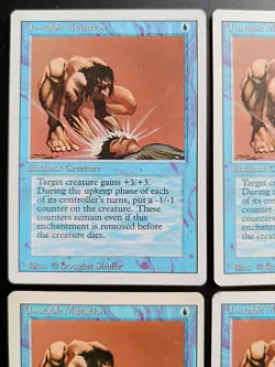 MtG | 4 x Unstable Mutation | Revised Edition | Magic The Gathering | Playset - Image 2