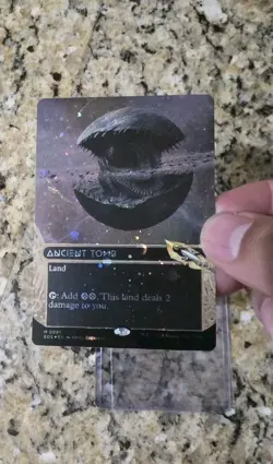 Ancient Tomb (0091) (Borderless) (Galaxy Foil) Edge of Eternities: Stellar MTG - Image 3