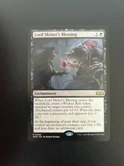 Lord Skitter's Blessing Wilds of Eldraine Regular Rare Mtg 98 - Image 1