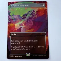 Magic The Gathering Mtg Foil Crucible Of Worlds Alien Auroras Secret Lair Mythic - Image 1