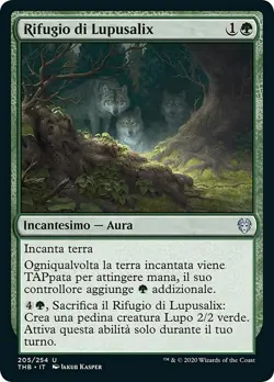MTG Magic THB Theros Beyond Death - 1x ITA NM 205 U Rifugio di Lupusalix - Image 1