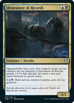 MTG Magic THB Theros Beyond Death - 1x ITA NM 213 U Divoratore di Ricordi - Image 1
