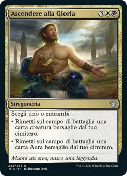MTG Magic THB Theros Beyond Death - 1x ITA NM 225 U Ascendere alla Gloria - Image 1