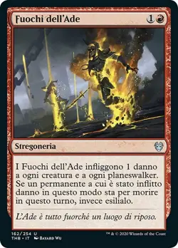 MTG Magic THB Theros Beyond Death - 1x ITA NM 162 U Fuochi dell'Ade - Image 1