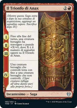 MTG Magic THB Theros Beyond Death - 1x ITA NM 160 U Il Trionfo di Anax - Image 1