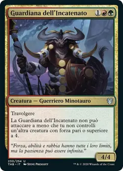 MTG Magic THB Theros Beyond Death - 1x ITA NM 230 U Guardiana dell'Incatenato - Image 1