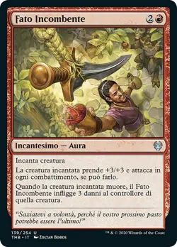 MTG Magic THB Theros Beyond Death - 1x ITA NM 139 U Fato Incombente - Image 1