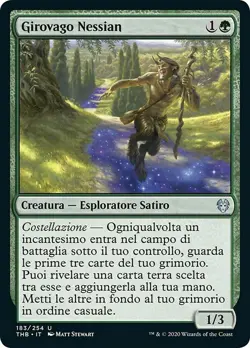 MTG Magic THB Theros Beyond Death - 1x ITA NM 183 U Girovago Nessian - Image 1