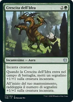 MTG Magic THB Theros Beyond Death - 1x ITA NM 172 U Crescita dell'Idra - Image 1