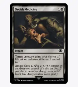 Orcish Medicine - Foil Card - The Lord of the Rings (LTR) - MTG Common #104 - Image 1