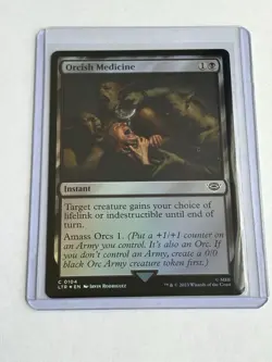 Orcish Medicine - Foil Card - The Lord of the Rings (LTR) - MTG Common #104 - Image 2