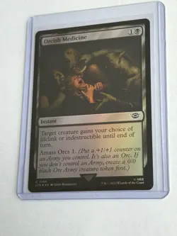 Orcish Medicine - Foil Card - The Lord of the Rings (LTR) - MTG Common #104 - Image 4