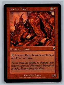 Magic The Gathering Invasion 4x Ancient Kavu #136/350 MTG TCG CCG Playset - Image 1