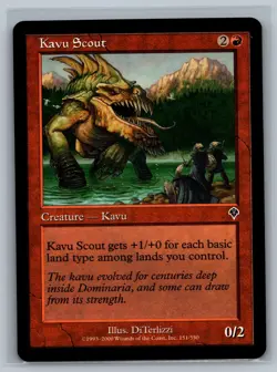 Magic The Gathering Invasion 4x Kavu Scout #151/350 MTG TCG CCG Playset - Image 1