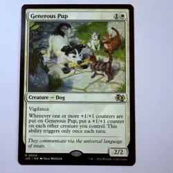 Magic The Gathering Mtg Generous Pup Jumpstart 25 Near Mint Rare - Image 1