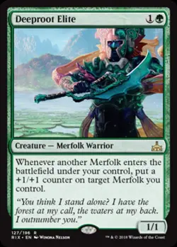 Deeproot Elite -Foil Near Mint MTG Rivals of Ixalan - Image 1