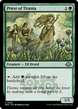 🧙Priest Of Titania U 0286 MH3 Modern Horizons 3 MTG - Image 1