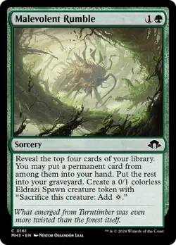 🧙Malevolent Rumble C 0161 MH3 Modern Horizons 3 MTG - Image 1