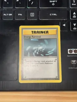 Pokemon TCG Energy Removal Base Set 92/102 Regular LP. - Image 2