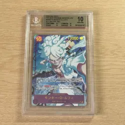 BGS10 Monkey D. Luffy Nika SEC One Piece Card - Image 1