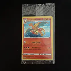 Pokemon TCG Special Delivery Charizard Promo Card SWSH075 Holo Sealed (3) - Image 1