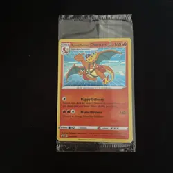 Pokemon TCG Special Delivery Charizard Promo Card SWSH075 Holo Sealed (2) - Image 1