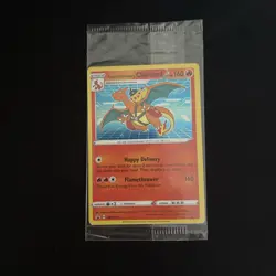 Pokemon TCG Special Delivery Charizard Promo Card SWSH075 Holo Sealed (1) - Image 1