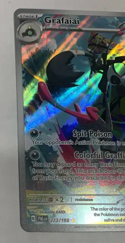 Pokemon Holo Card Lot of 3 - Grafaiai 223, Koraidon 231, Scovillain 202 - NM - Image 5