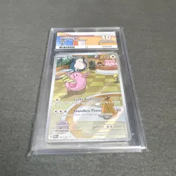 Pokemon Rare Card Chansey Ace 10 Gem Mint Twilight Masquerade 187/167 IR - Image 1