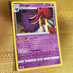Pokemon Gengar 057/198 Holo Foil Holloween Stamp Card NM TCG Trick Or Trade - Image 1