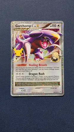 Garchomp C LV.X 145/147 Celebrations Holo Pokemon Card - Image 1